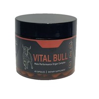 Amazon Bestseller VITAL BULL Kapsul Hati Sapi untuk Dewasa-60 Kapsul Meningkatkan Kepadatan Tulang Dukungan OEM Pabrik Langsung