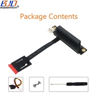 Adaptador de Extensión PCI-E 3.0 PCIe 8X a Interfaz NGFF M.2 Key A+E, 270 Grados, 20CM 30CM 40CM 50CM 60CM