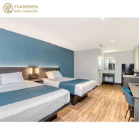 Fabricant de meubles d'hôtel modernes sur mesure Super8, ensembles de chambres de luxe 5 étoiles pour projets hôteliers