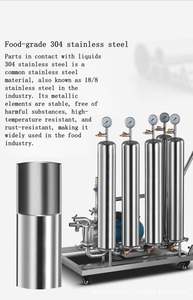 Boîtier de filtre à cartouche en acier inoxydable 304 pour la filtration de liquides, bière, vin, vodka, spiritueux, whisky, filtre portable et amovible - Product Image 2