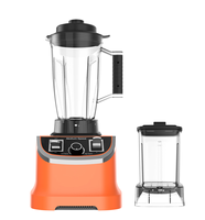 Blender met plastic knop, 1000W, functie voor gemalen ijs, plastic container voor gebruik in keuken en hotel