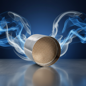 Convertisseur catalytique céramique en nid d'abeille MGP de haute qualité 200/400/600 cellules pour émissions Euro 1-6, ajustement universel 1 - Product Image 1