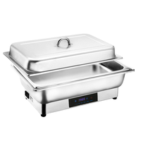 Équipement de buffet électrique en acier inoxydable-Plateaux chauffants chauffants pour nourriture mariage hôtel décoration mariage buffet mariage