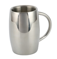 Chopes à bière à double paroi, design unique, plusieurs tailles : 16 oz, 10 oz, 8 oz