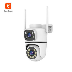 TUYA Smart Life Kleuren Nachtzicht Bewegingsdetectie Beveiligingscamera Afstandsbediening Rotatie PT Draadloze Wifi Dubbele Lens Beveiligingscamera - Product Image 3
