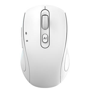 Ratón Inteligente con IA M03, 6 Botones, Óptico Inalámbrico 2.4G con Cargador Integrado, Rodillo de Cuatro Direcciones, Negro y Blanco, para Uso en Oficina - Product Image 2