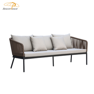 Mobilier d'extérieur en aluminium imperméable ensemble <span class=keywords><strong>de</strong></span> canapés <span class=keywords><strong>de</strong></span> loisirs 4 pièces balcon coin rotin canapé <span class=keywords><strong>de</strong></span> <span class=keywords><strong>jardin</strong></span> pour cour piscine - Product Image 4