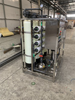 Système de concentration de liquides et de filtration d'eau par osmose inverse, capacité de 3500 L/heure, taux de dessalement de 98-99 %, pompe et moteur