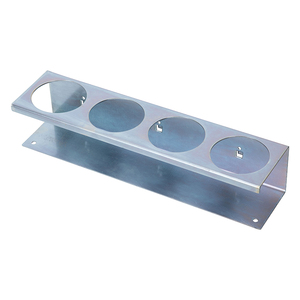 Organisateur adhésif d'affichage de porte-bouteilles de vin en métal mural avec crochets de suspension pour un rangement pratique - Product Image 4