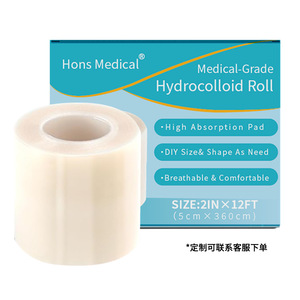 Bandages hydrocolloïdes absorbants pour le soin des plaies, adhésifs médicaux auto-adhésifs pour recouvrir les plaies - Product Image 4