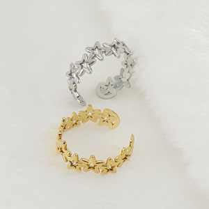 Zogxin Star <b>Adjustable</b> <b>Ring</b> Gold Silver Color Fashion Jewelry Women's Gift - Product Image 2