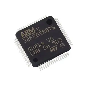 Fengtai 재고 있음 고성능 팔 Cortex-M3 MCU 128 Kbytes 플래시 메모리 120 MHz CPU 아트 가속기 STM32F205RBT6