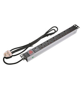 Unidad de Distribución de Energía (PDU) con Interruptor de Enchufe Francés de Aleación de Aluminio de 19 Pulgadas, MOQ Bajo - Product Image 3