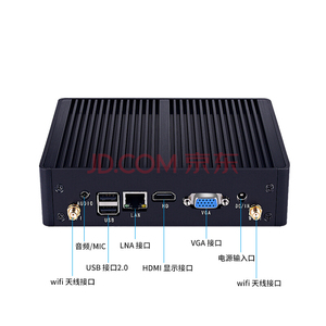 Zkmagic มินิเซิร์ฟเวอร์พีซี Intel Core I3 4005U OEM ODM เคสโลหะอะลูมิเนียมเต็มรูปแบบ มินิพีซีสำหรับอุตสาหกรรม - Product Image 6