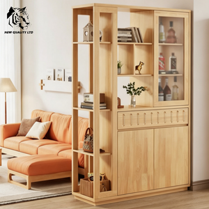 Meubles de salon modernes en bois, armoire d'entrée, prix de gros le plus bas de Chine, personnalisable, en stock, prêt à être expédié - Product Image 1