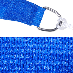 Voile d'<span class=keywords><strong>ombrage</strong></span> <span class=keywords><strong>rectangulaire</strong></span> bleue anti-UV, robuste, pour extérieur, protection solaire - Product Image 4
