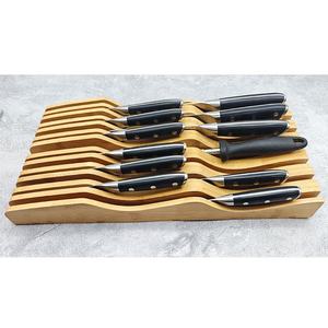 Ensemble de 14 couteaux de cuisine haut de gamme 2026 avec <span class=keywords><strong>support</strong></span> de rangement en bambou et aiguiseur de couteaux - Product Image 1