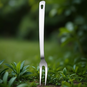 Forchettone Inox (24,5cm) FLY Cromo lucido e Satinato FORC1 - Product Image 3