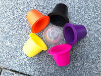 Nouvelles capsules de café jetables compostables multicolores SANEU en vente
