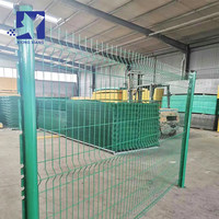 Panel de Malla de Alambre Curvada en 3D, Recubierta de PVC, con Recubrimiento en Polvo o Galvanizada por Inmersión en Caliente, para Cercas de Jardín