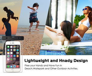 Bolsas impermeables transparentes portátiles IPX8 para buceo, <span class=keywords><strong>cuello</strong></span> <span class=keywords><strong>de</strong></span> equitación flotante, pantalla táctil, bolsa para teléfono móvil a prueba <span class=keywords><strong>de</strong></span> polvo y <span class=keywords><strong>agua</strong></span> - Product Image 5