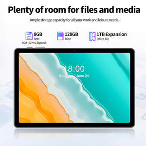 11 Inch 5g Wifi Tablet With 8gb Ram And <b>128gb</b> Rom Android 14 Octa Core Professional New Higher Android 14 Used With Keyboard - Product Image 5