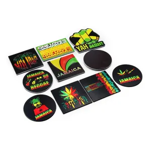 Individuelle personalisierte Kühlschrankmagnete Tourismus-Souvenirs Jamaika Vinyl-Pvc-Magnete für Kühlschrank