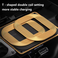 Chargeur sans fil intelligent rapide chargeur rapide de téléphone portable avec support de ligne pour VW Jetta MK7 Teramont T-Cross T-Roc accessoires de voiture