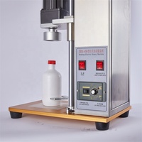 Machine de capsulage de bouteille de Table de 50mm à 110mm pour la machine de capsulage d'eau de bouteille de vis de bouchon à vis en plastique à vendre