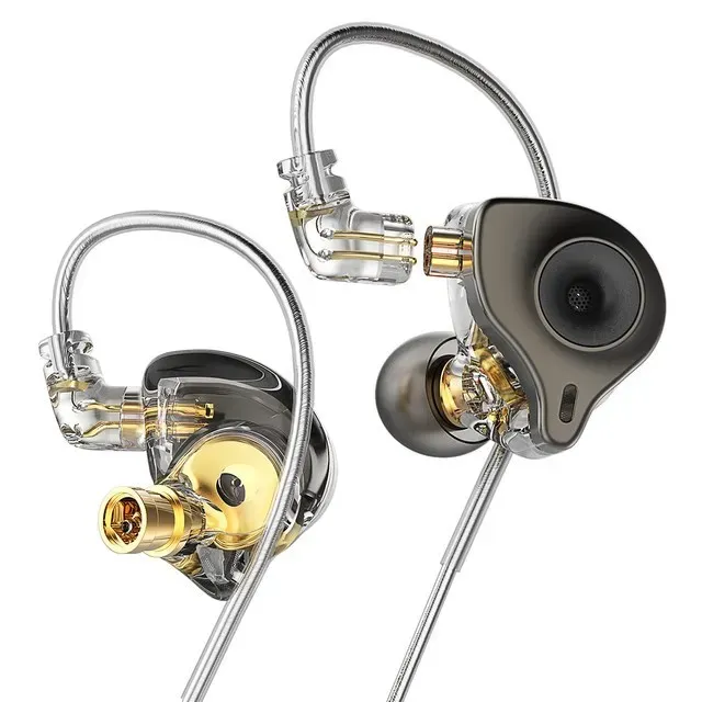 SGOR Adonis 1DD+1BA Hybrid Audio Monitor Dual Driver IEM Stereo Bass Earbud HiFi In-ear Headset In-ear Earphones