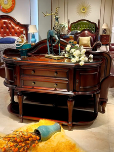 <span class=keywords><strong>Aparador</strong></span> con Decoración Vintage: Mesa para el Fondo del Sofá, <span class=keywords><strong>Aparador</strong></span>, Mueble <span class=keywords><strong>de</strong></span> Almacenamiento <span class=keywords><strong>de</strong></span> Madera Maciza, Perfecto para Comedores y Entradas - Product Image 2