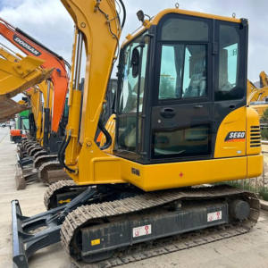 China Shantoe SE60-10W Mini Hydraulische Graafmachine Shantoe Korte Draaicirkel Kleine Rupsbandgraafmachine - Product Image 3