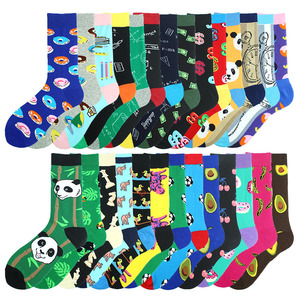 Calcetines unisex de algodón con patrón de animales personalizados al por mayor - Product Image 2