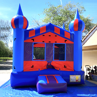 Château gonflable à air chaud, trampoline, trampoline gonflable, maison de rebond gonflable, bannières, produit le plus vendu