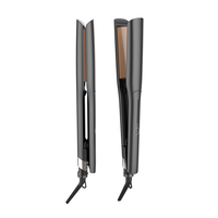 Lisseur électrique portable BSCI CB CE LVD OEM, revêtement céramique, chauffage PTC, réservoir d'eau de 8 ml, fonction vapeur, puissance 55 W
