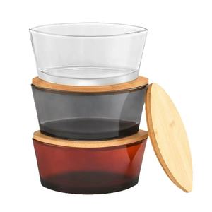 Vente chaude : Grands pots en <span class=keywords><strong>verre</strong></span> transparent VIDE, personnalisables pour cire et huiles essentielles - Product Image 3