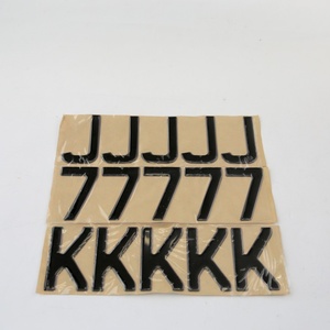 Letras acrílicas 4D para matrícula <span class=keywords><strong>de</strong></span> <span class=keywords><strong>coche</strong></span>, estilo Reino Unido, 52*11cm, <span class=keywords><strong>con</strong></span> película reflectante, venta al por mayor - Product Image 6