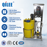 Agitateur mélangeur automatique de peinture liquide 1000 L 0,37 kW, capacité de dissolution et de mélange, marque QILEE, pour le traitement des produits chimiques
