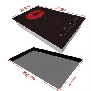 Cuisinière à 2 brûleurs, plaque vitrocéramique et cuisinière à induction - Product Image 1