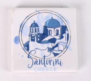 Aimant de réfrigérateur en céramique avec logo personnalisé, souvenir de voyage Sorrento <span class=keywords><strong>Valentia</strong></span> Madrid, aimant de réfrigérateur en porcelaine 3D, cadeau décoratif pour la maison - Product Image 1