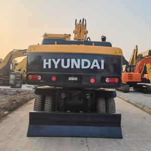 Pelle sur pneus Hyundai 210W-9 d'occasion coréenne Pelle sur chenilles 21 tonnes Pelle hydraulique sur chenilles Hyundai 210W-9 Pelle sur pneus bon marché - Product Image 6