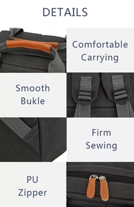 Mochila de Viaje <span class=keywords><strong>Okasa</strong></span> 3 en 1 para Hombre, Estilo Inglés, Impermeable, de Poliéster, Anti-Robo, Gran Capacidad, para Actividades al Aire Libre, Venta al Por Mayor - Product Image 3