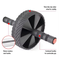 Julyfit Roue abdominale de musculation personnalisée en gros avec poignées confortables et kit d'entraînement à rouleaux