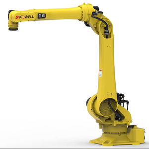 KOWELL KW1080B-2700 หุ่นยนต์อุตสาหกรรม 6 แกน ระยะเอื้อมยาวพิเศษ 2700 มม. ได้รับการรับรองมาตรฐาน CE พร้อมมอเตอร์เกียร์บ็อกซ์ควบคุมด้วย PLC - Product Image 1