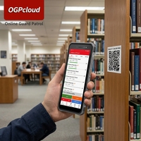 Système de patrouille de sécurité pour bibliothèques A13, dispositif de point de contrôle mobile, fonctionnement en mode silencieux, conception robuste, application OGPonline préinstallée