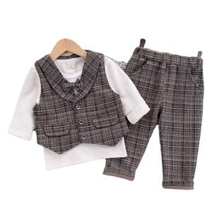 Yoliyolei-Conjunto de <span class=keywords><strong>traje</strong></span> Formal para bebés y niños, <span class=keywords><strong>traje</strong></span> de <span class=keywords><strong>bautizo</strong></span> de boda, esmoquin, color negro, 4 Uds., 2023/ - Product Image 2