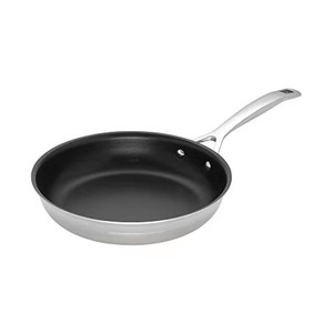 Poêle à frire classique en acier inoxydable LE <span class=keywords><strong>CREUSET</strong></span>, intérieur antiadhésif, diamètre 28 cm, compatible avec toutes les sources de chaleur, induction incluse - Product Image 1