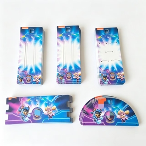 Cartes de présentation de bijoux et d'accessoires pour enfants, imprimées en couleur, avec motif de dessin animé PAW Patrol, en carton offset imprimé, certifiées FSC - Product Image 6