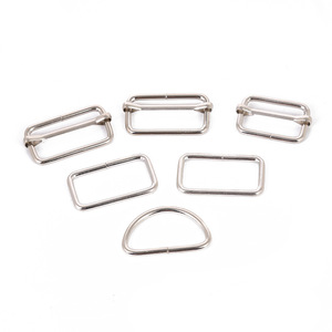 Hebillas de metal con forma de D para bolsos, correa de hombro ajustable, herrajes con acabado de revestimiento duradero, varios tamaños - Product Image 3