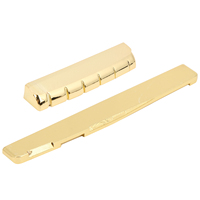 Guitar Nut and Saddle Set Metal Acoustic Brass 6 String Musical Instrument AccessoriesNut Match 74 Saddle